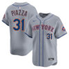Mike Piazza New York Mets Grey Road Limited Jersey - All Stitched