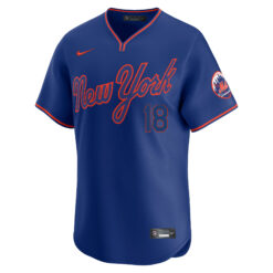 Alternative view of Darryl Strawberry New York Mets Royal Blue Alternate Limited Jersey - All Stitched