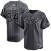 Kodai Senga Kanji New York Mets Dark Grey City Connect Limited Jersey - All Stitched