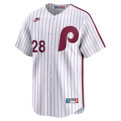 Alternative view of Alec Bohm Philadelphia Phillies White Cooperstown Limited Jersey - All Stitched