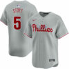 Bryson Stott Philadelphia Phillies Grey Road Limited Jersey - All Stitched
