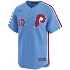 Alternative view of JT Realmuto Philadelphia Phillies Light Blue Alternate Limited Jersey - All Stitched