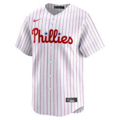 Alternative view of Trea Turner Philadelphia Phillies White Home Limited Jersey - All Stitched