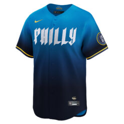 Alternative view of Trea Turner Philadelphia Phillies Navy City Connect Limited Jersey - All Stitched