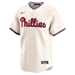 Alternative view of Brandon Marsh Philadelphia Phillies Cream Alternate Limited Jersey - All Stitched