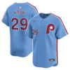 John Kruk Philadelphia Phillies Light Blue Alternate Limited Jersey - All Stitched
