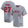 Mike Trout Los Angeles Angels Grey Road Limited Jersey - All Stitched