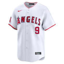 Alternative view of Zach Neto Los Angeles Angels White Home Limited Jersey - All Stitched