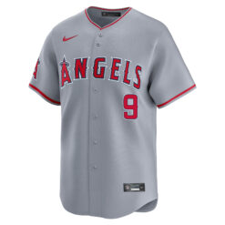 Alternative view of Zach Neto Los Angeles Angels Grey Road Limited Jersey - All Stitched
