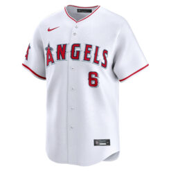Alternative view of Anthony Rendon Los Angeles Angels White Home Limited Jersey - All Stitched