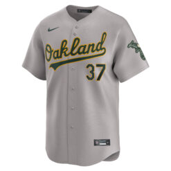 Alternative view of Tyler Soderstrom Oakland Athletics Grey Road Limited Jersey - All Stitched