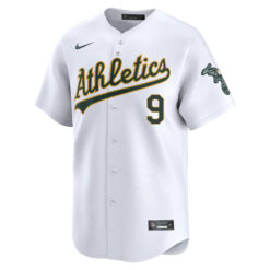 Alternative view of Reggie Jackson Oakland Athletics White Home Limited Jersey - All Stitched