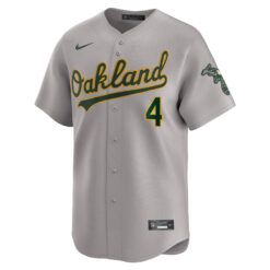 Alternative view of Lawrence Butler Oakland Athletics Grey Road Limited Jersey - All Stitched