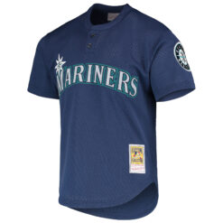 Alternative view of Ichiro Suzuki Seattle Mariners Navy Cooperstown Collection Jersey - All Stitched