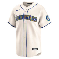 Alternative view of Randy Arozarena Seattle Mariners Cream Alternate Jersey - All Stitched
