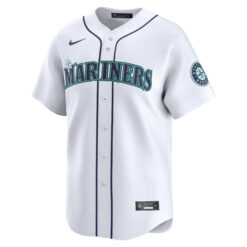 Alternative view of JP Crawford Seattle Mariners White Home Limited Jersey - All Stitched