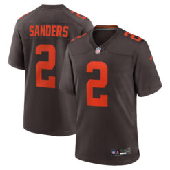 Shedeur Sanders Cleveland Browns Brown Alternate Game Jersey - All Stitched