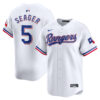 Corey Seager Texas Rangers White Home Limited Jersey - All Stitched
