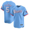 Corey Seager Texas Rangers Light Blue Alternate Limited Jersey - All Stitched