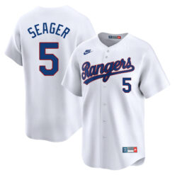 Corey Seager Texas Rangers White 1993 Cooperstown Limited Jersey - All Stitched