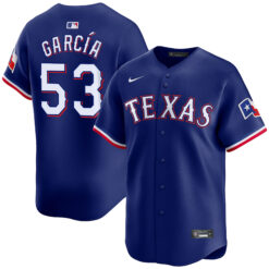 Adolis Garcia Texas Rangers Royal Blue Alternate Limited Jersey - All Stitched