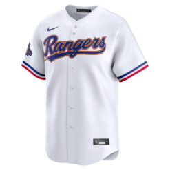 Alternative view of Adolis Garcia Texas Rangers White 2024 Gold Collection Limited Jersey - All Stitched