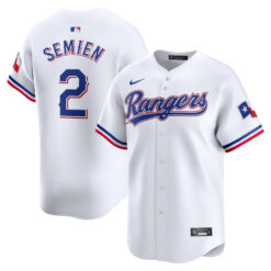 Marcus Semien Texas Rangers White Home Limited Jersey - All Stitched