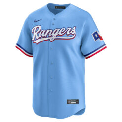 Alternative view of Marcus Semien Texas Rangers Light Blue Alternate Limited Jersey - All Stitched