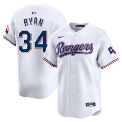Nolan Ryan Texas Rangers White Home Limited Jersey - All Stitched