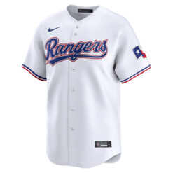 Alternative view of Nolan Ryan Texas Rangers White Home Limited Jersey - All Stitched