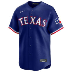Alternative view of Nolan Ryan Texas Rangers Royal Blue Alternate Limited Jersey - All Stitched