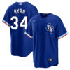 Nolan Ryan Texas Rangers Royal Blue Alternate Jersey - All Stitched