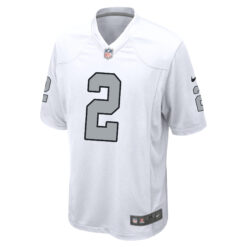 Alternative view of Ashton Jeanty Las Vegas Raiders White Alternate Game Jersey - All Stitched