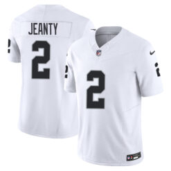 Ashton Jeanty Las Vegas Raiders White Away Vapor F.U.S.E Limited Jersey - All Stitched
