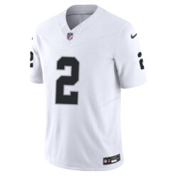 Alternative view of Ashton Jeanty Las Vegas Raiders White Away Vapor F.U.S.E Limited Jersey - All Stitched