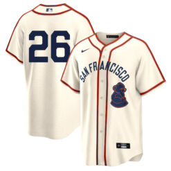 Matt Chapman San Francisco Giants Cream 2024 Rickwood Jersey - All Stitched