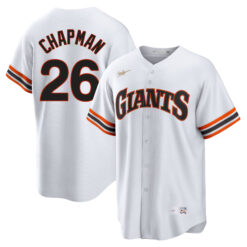 Matt Chapman San Francisco Giants White Cooperstown Collection Jersey - All Stitched