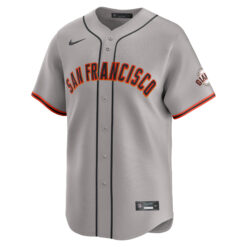 Alternative view of Patrick Bailey San Francisco Giants Grey Road Limited Jersey - All Stitched
