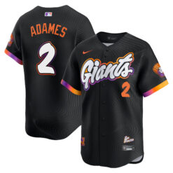 Willy Adames San Francisco Giants Anthracite City Connect Limited Jersey - All Stitched