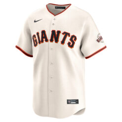 Alternative view of Barry Bonds San Francisco Giants Cream Home Limited Jersey - All Stitched