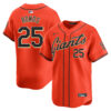 Barry Bonds San Francisco Giants Orange Alternate Limited Jersey - All Stitched