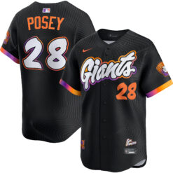 Buster Posey San Francisco Giants Anthracite City Connect Limited Jersey - All Stitched