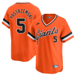 Mike Yastrzemski San Francisco Giants Orange Cooperstown Collection Jersey - All Stitched