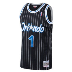 Alternative view of Penny Hardaway Orlando Magic Black 1994/95 Hardwood Classics Jersey - All Stitched