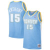 Carmelo Anthony Denver Nuggets Light Blue 2003/04 Hardwood Classics Jersey - All Stitched