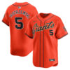 Mike Yastrzemski San Francisco Giants Orange Alternate Limited Jersey - All Stitched