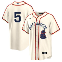 Mike Yastrzemski San Francisco Giants Cream 2024 Rickwood Jersey - All Stitched