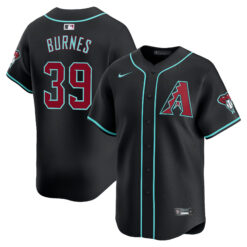 Corbin Burnes Arizona Diamondbacks Black Alternate Limited Jersey - All Stitched