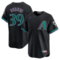 Corbin Burnes Arizona Diamondbacks Black 1998-06 Cooperstown Jersey - All Stitched