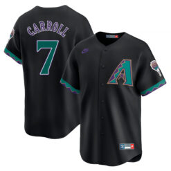 Corbin Carroll Arizona Diamondbacks Black 1998-06 Cooperstown Jersey - All Stitched